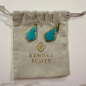 Kendra Scott Alex Turquoise Drop Earrings